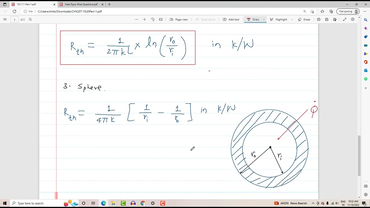 Thermal Resistance Theory