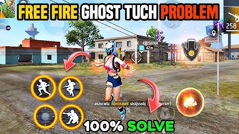 Free Fire Ghost Touch Problem 👻 | Fix Ghost Touch 📲 Problem In Free Fire | Solve FF Laging issue✅