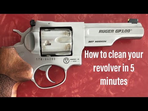 Como limpar o revólver em 5 minutos