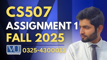 CS507 assignment 1 solution 2025 | CS507 assignment 1 solution fall 2025