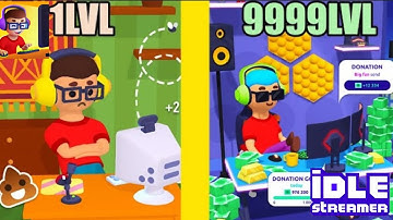 Idle Streamer  - Become a New Internet Celebrity Part 1 gameplay #achived1kviews#conference meeting