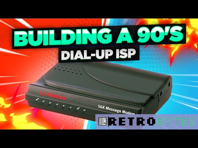 How 90's dial-up Internet worked, and let's make our own ISP.