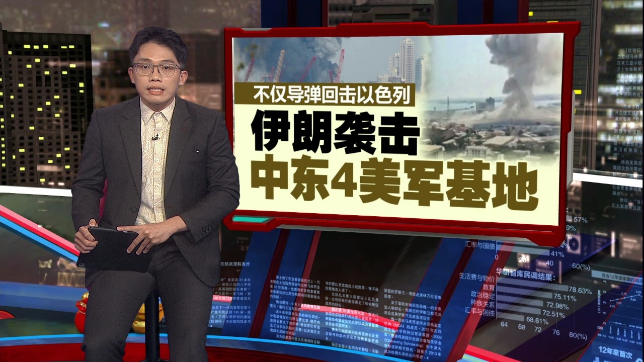 美以空袭欲击毙哈梅内伊   伊朗发射数十枚导弹回击！ | 新闻报报看 28/02/2026