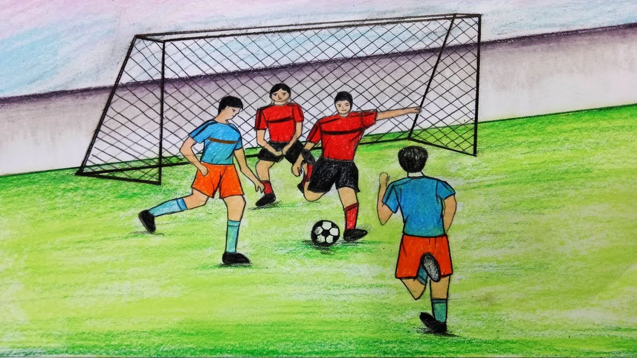 Featured image of post Football Player Drawing Images : The main types of football that are played are however, only a fraction of professional football players play at this level.