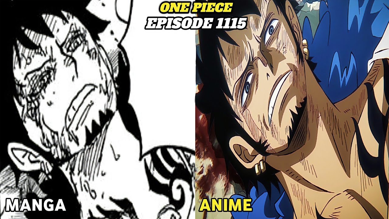 One Piece Episode 1115 [Anime VS Manga] - YouTube