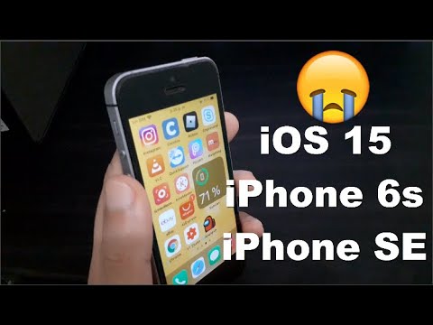 IOS 15 no llegara a los iPhone 6s, 6s Plus y iPhone SE