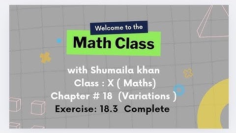 Exercise : 18.3 | Sindh Board | Class:10 Maths | proportion | Newmathematic book