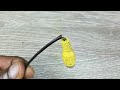 How to repair rca cable ends
