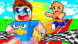 CORRI 9.349.748 E ME TORNEI O MAIS RÁPIDO DA CORRIDA IMPOSSÍVEL DO ROBLOX!!