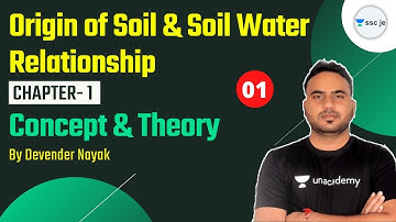 8 PM - Origin of Soil & Soil Water Relationship | Concept & Theory | By Devendra Nayak | Day-1