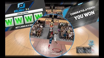 I WON RUSH 1V1 WITH MY NEW DEMIGOD BUILD IN NBA 2K20!!!