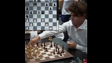 Magnus is surprised by 15 years old GM😳♟️ #magnuscarlsen #edizgurel #chessedit #moves #blitz #rapid