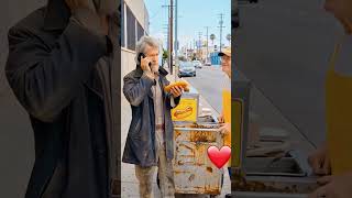 Homeless Man Gets a Life-Changing Surprise ❤️🥹 #humanity #kindness #respect