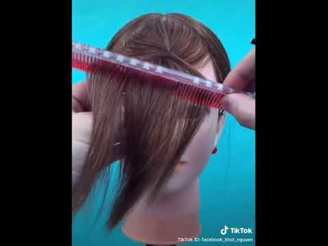 How To Cut Hair Bangs ( Korean Hairstyle )