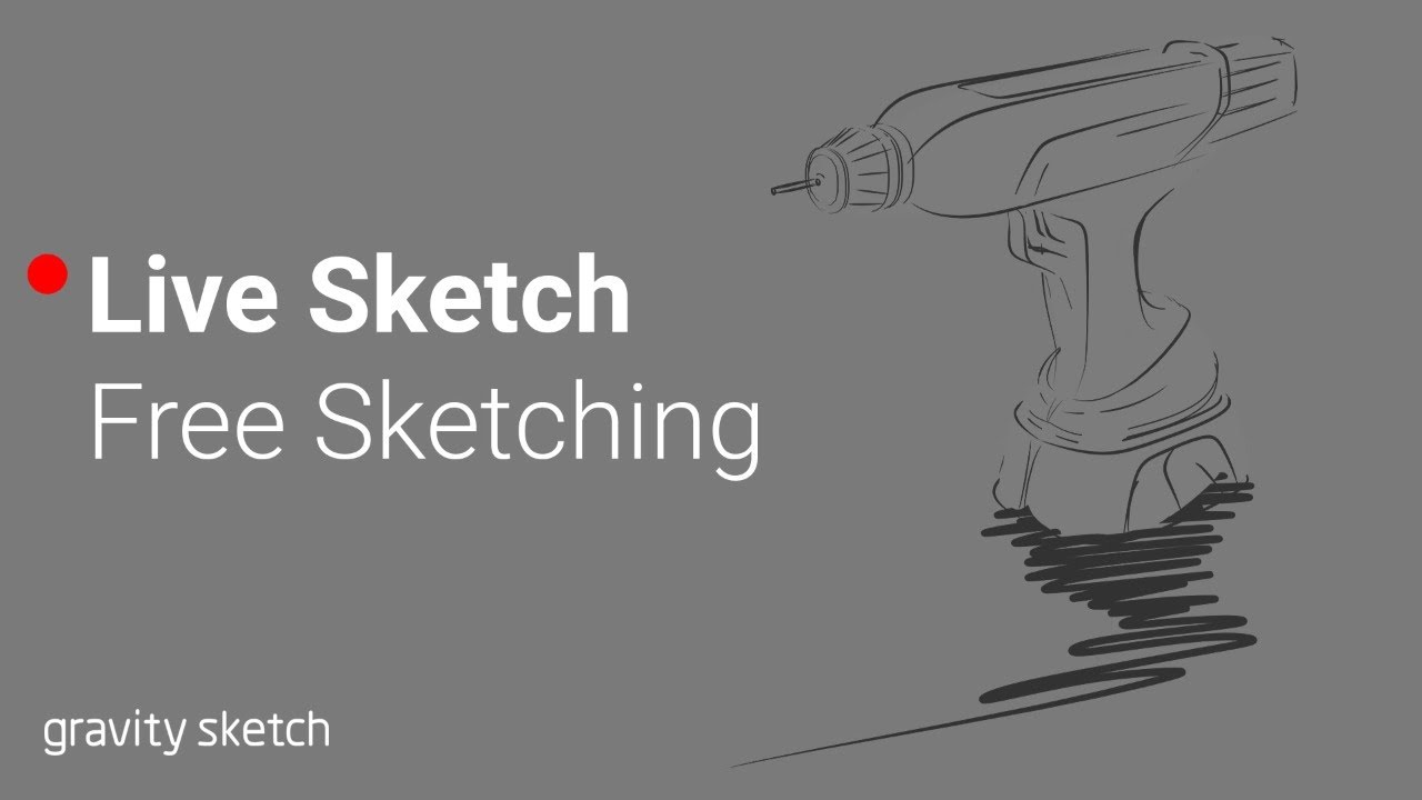 Free sketching in Gravity Sketch Live Sketch YouTube