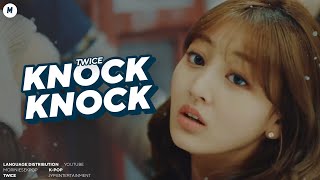 TWICE — “Knock Knock” ‹ Language Distribution ›