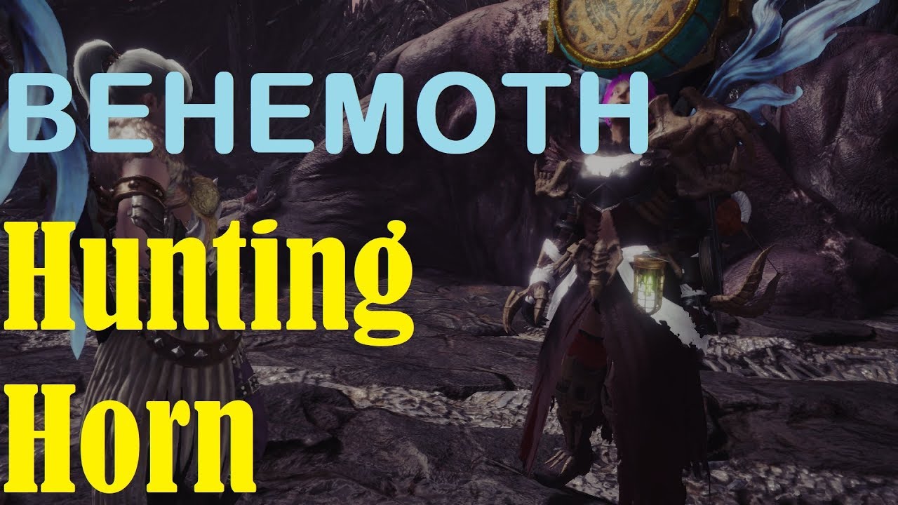 MHW Behemoth with Hunting Horn