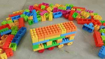 Satisfying DIY Bus /ASMR building blocks/ relaxation#satisfying  #asmr#asmrsounds#buildingblocks