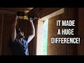 Working In The Rain - Let There Be Light! |Windows - Cut It Out | Couple Builds Cabin Homestead