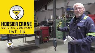 Hoosier Crane Tech Tip     (Wire Rope Hoists)