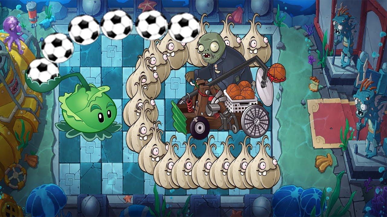 Plants vs Zombies - Cabbage-pult, Cob Cannon, Kernel-pult Vs Team ...