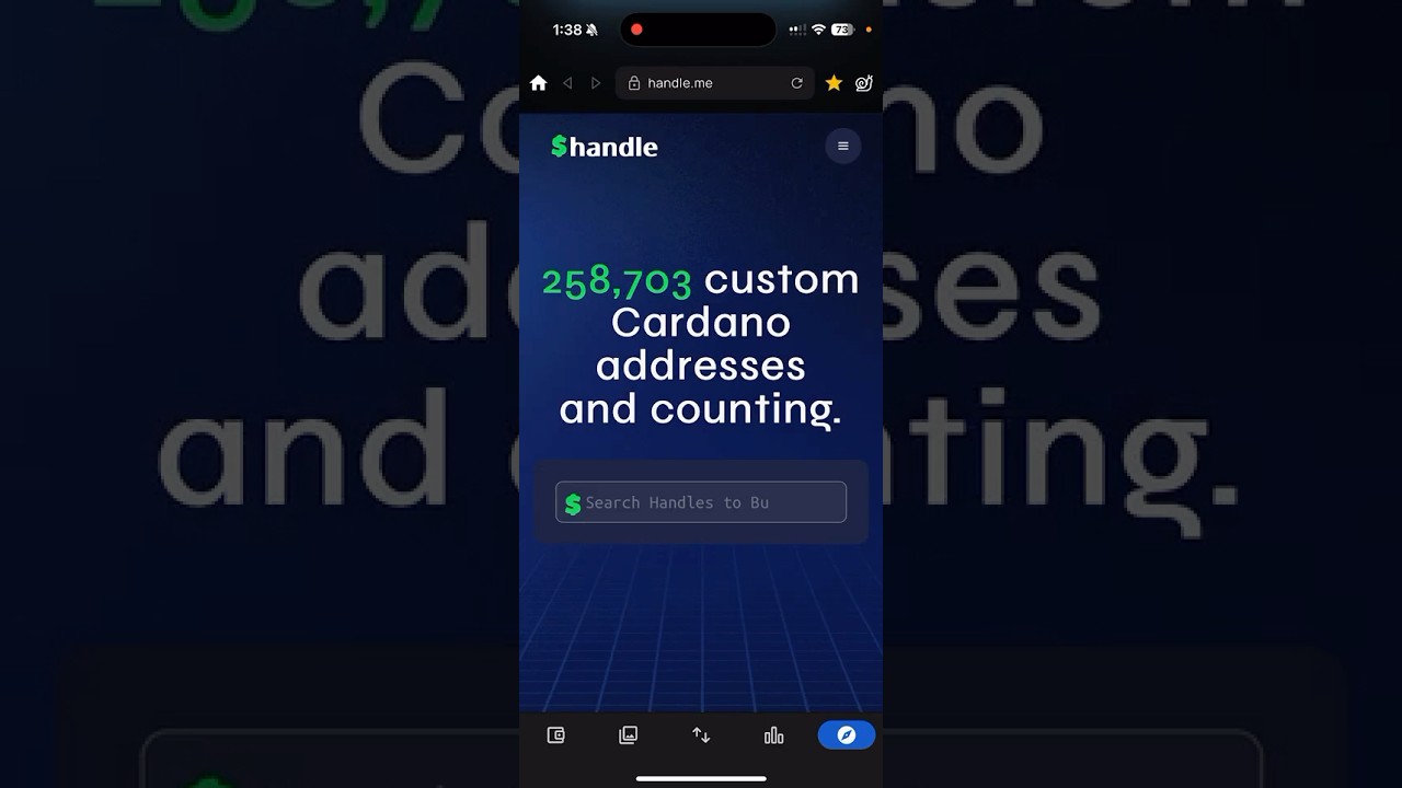 Personalization - Adding a BTC address to your $handle