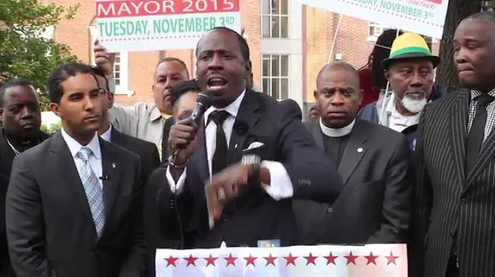 Rev. Ronell Fuller Speaking at the Clergy Press Conference