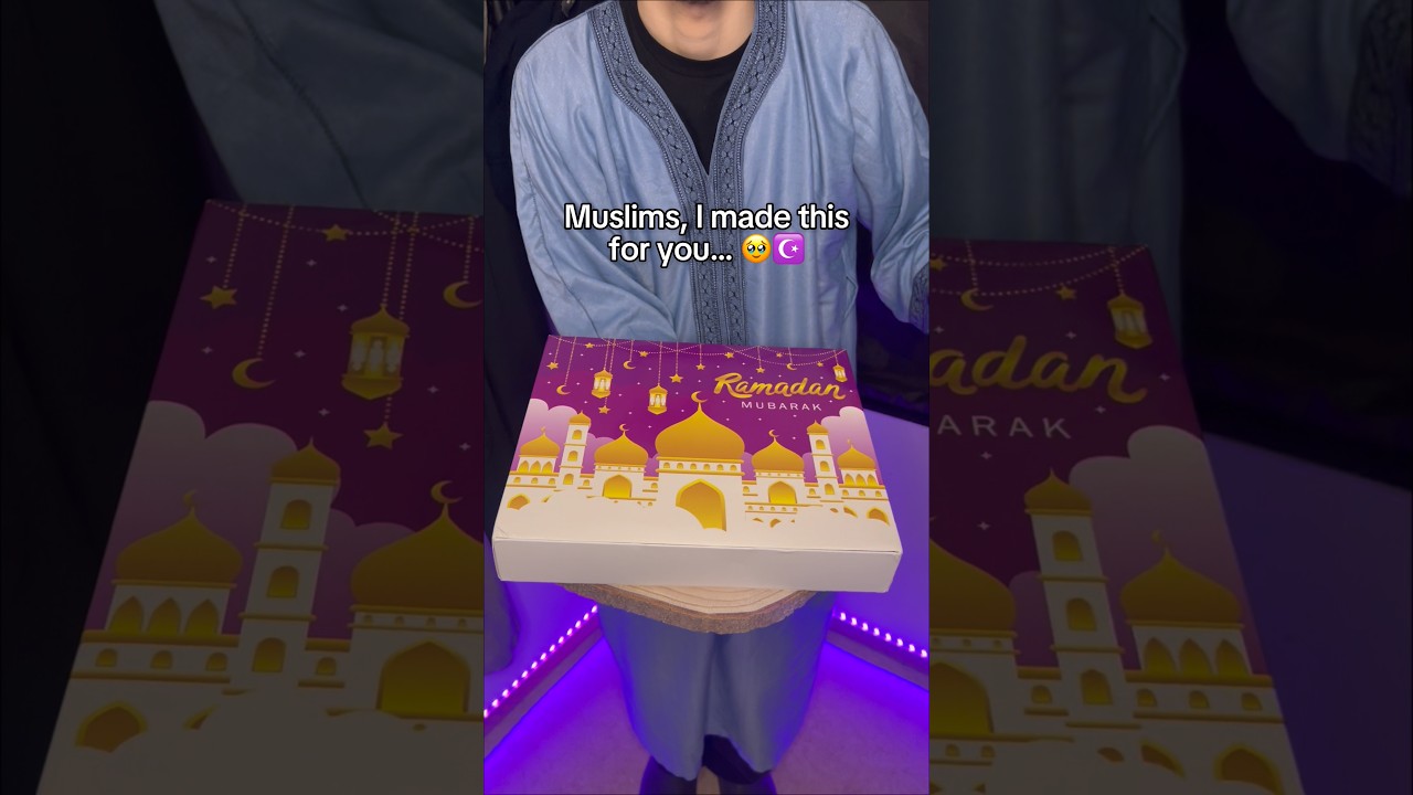 It’s the first Ramadan calendar invented for all Muslims! 🥹❤️