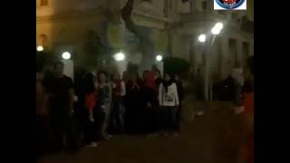 وقفة إحتجاجية لطلاب الثانوية العامة أمام مجلس مدينة المحلة للمطالبة بإقالة وزير التربية والتعليم