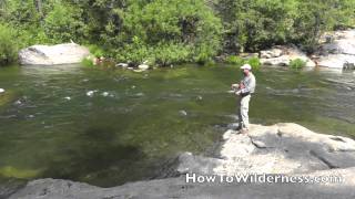 Trout Fishing with a Spinner