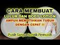 Bikin lulur dan body lotion booster pemutih seluruh tubuh dengan cepat tanpa suntik pemutih