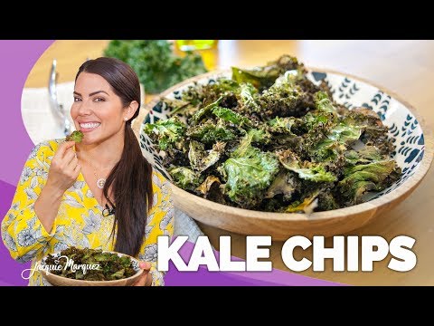 COMO HACER KALE CHIPS | COLE RIZADA CRUJIENTE - Jacquie Marquez