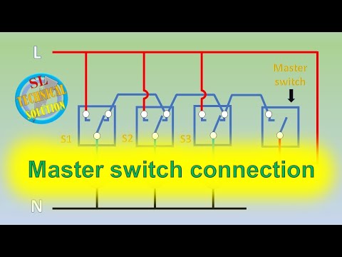 Master switch connection | Explaining in Sinhala