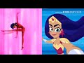 Miraculous Ladybug and DC Superhero Girls SplitScreen Transformations