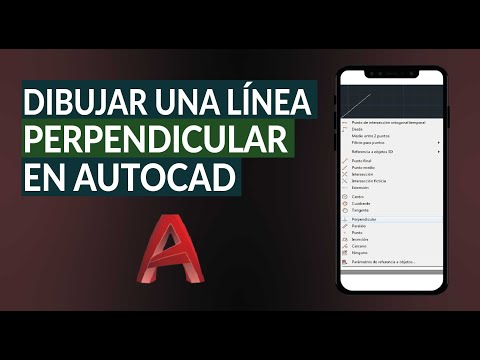 Cómo Crear o Dibujar una Línea Perpendicular a Otra con Ángulo en AutoCAD