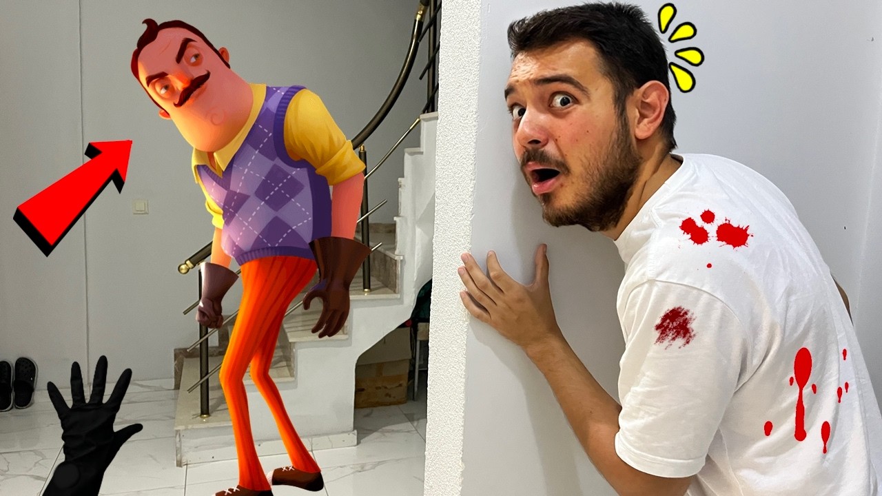 EYVAH GERÇEK HAYATTA HELLONEIGHBOR EVE GELDİ NE YAPACAĞIZ UMUT ❗❗