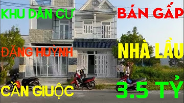 (Ms 283❤Đã Bán) Bán Nhà Đường Chính Khu Dân Cư Đặng Huỳnh, Cần Giuộc | Bđs Long An