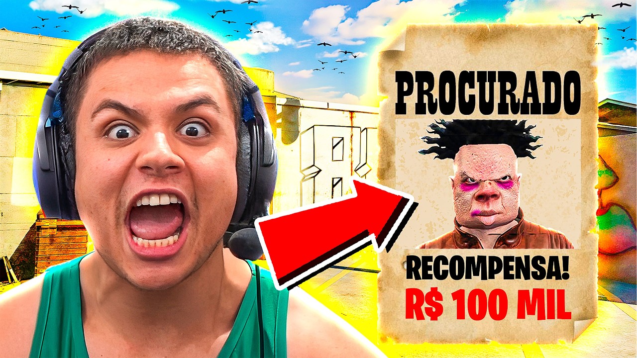 COLOCARAM UMA RECOMPENSA de 100 MIL na CABEÇA do PAULINHO! GTA RP (Modder Clips)