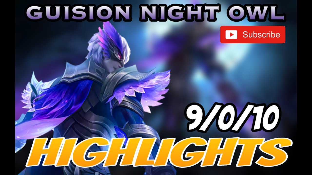 Gusion New Skin Night Owl YouTube