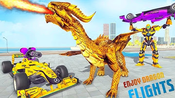 Dragon Robot Car Games - Robot Transforming Games Android/iOS Gameplay