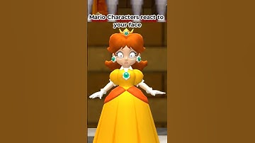 mario characters and msm characters  react to your face