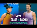Naomi Osaka Vs Maria Sakkari 2026 United Cup Group Stage WTA Match Highlights Naomi Osaka Vs Maria Sakkari 2026 United Cup Group Stage WTA Match Highlights