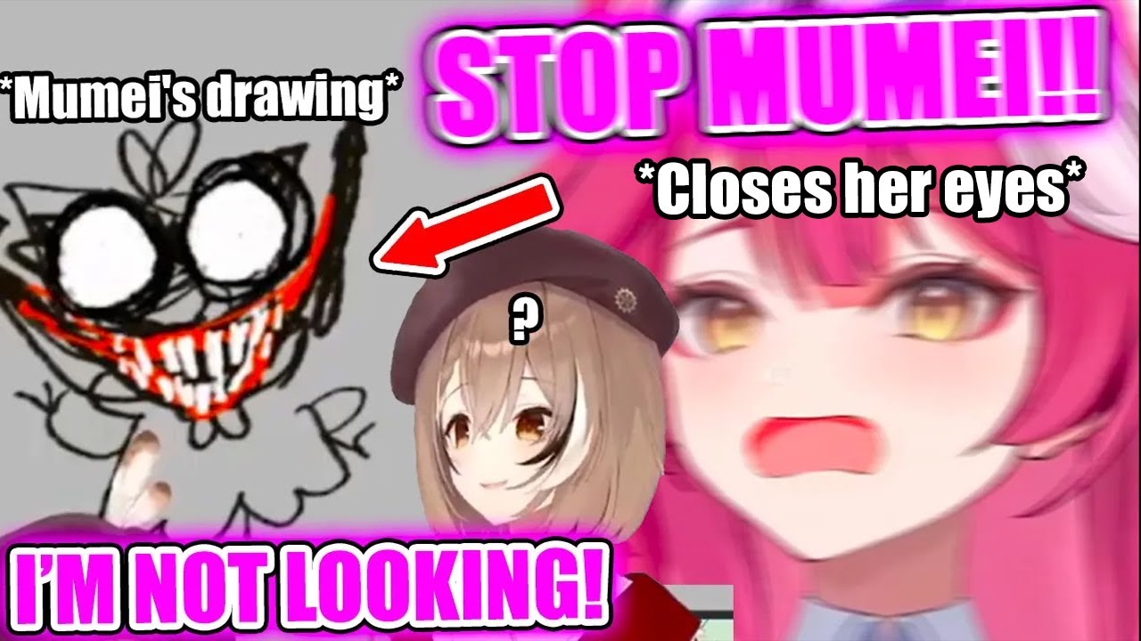 The Stream Just Started, but Raora Is Already Terrified by Mumei's Drawing【Hololive EN】