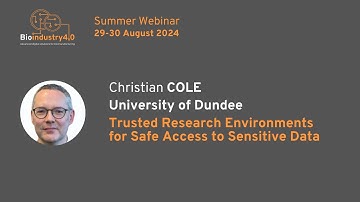 Trusted Research Environments for Safe Access to Sensitive Data Part I