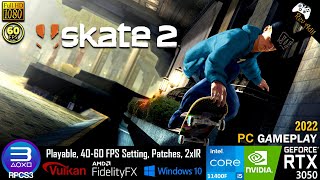 Skate 2 PC Gameplay, RPCS3, Full Playable