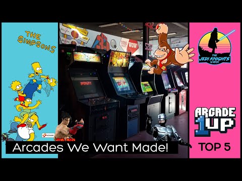Top 5 Arcade1UP Cabinets We Want Made! from The Jedi Knights Watch