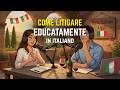 How Italians Argue (Politely!) 🇮🇹 Real Italian Conversation Practice | Learn Italian Naturally