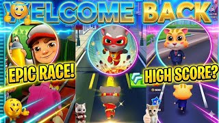 Subway Surfers 🆚Tom Hero 🆚 Cat Runner 😱 | Which Running Game Is Best #mobilegaming screenshot 3