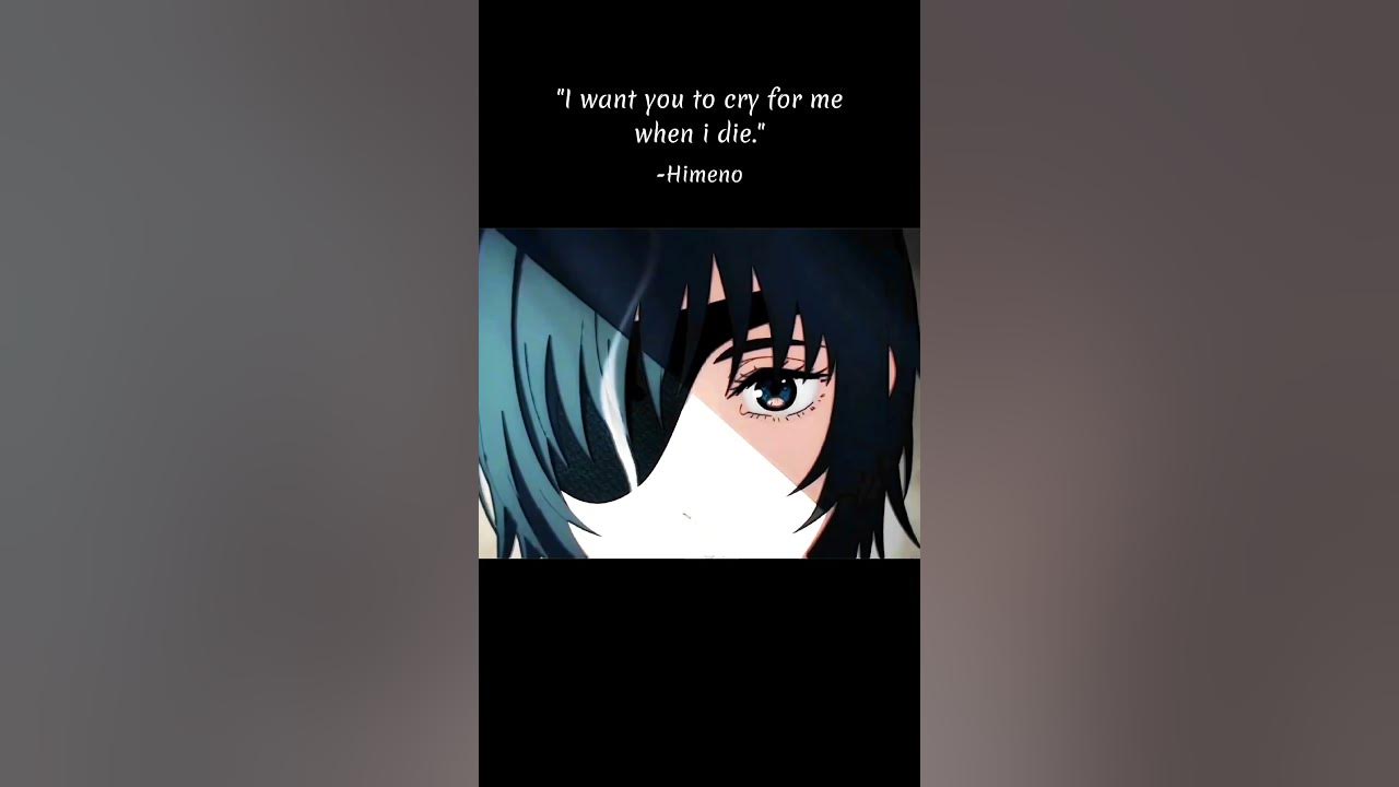 Himeno | Quotes | Chainsaw Man #shorts - YouTube