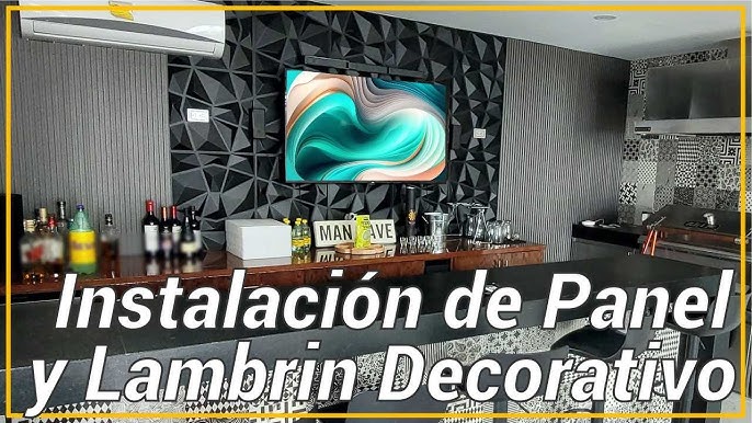 Instalación paneles decorativos 3Dcora 